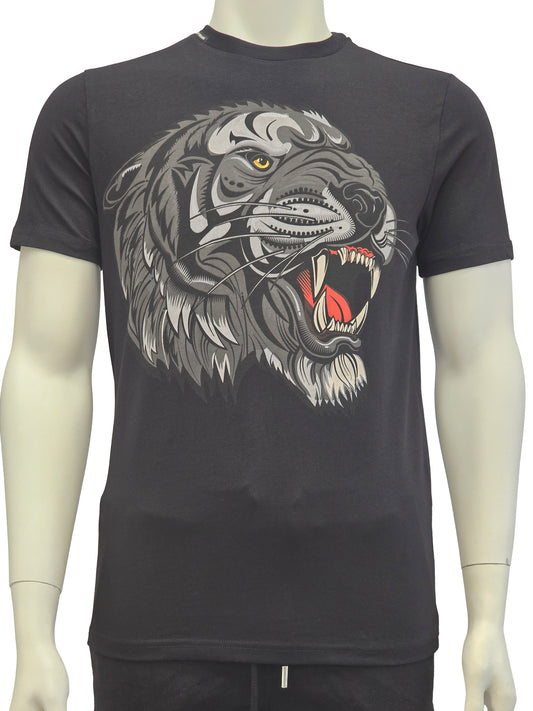 MY BRAND | T-Shirt SAVAGE TIGER | Phantom Black