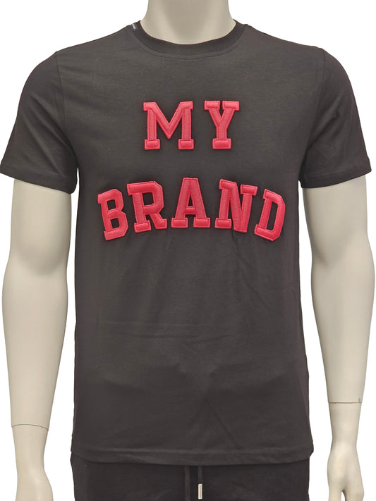 MY BRAND | T-Shirt VARSITY MB Pink | Phantom Black