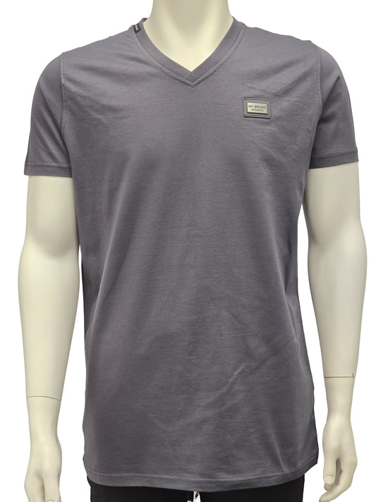 MY BRAND | T-Shirt CLASSIC V-NECK | Graphite Grey